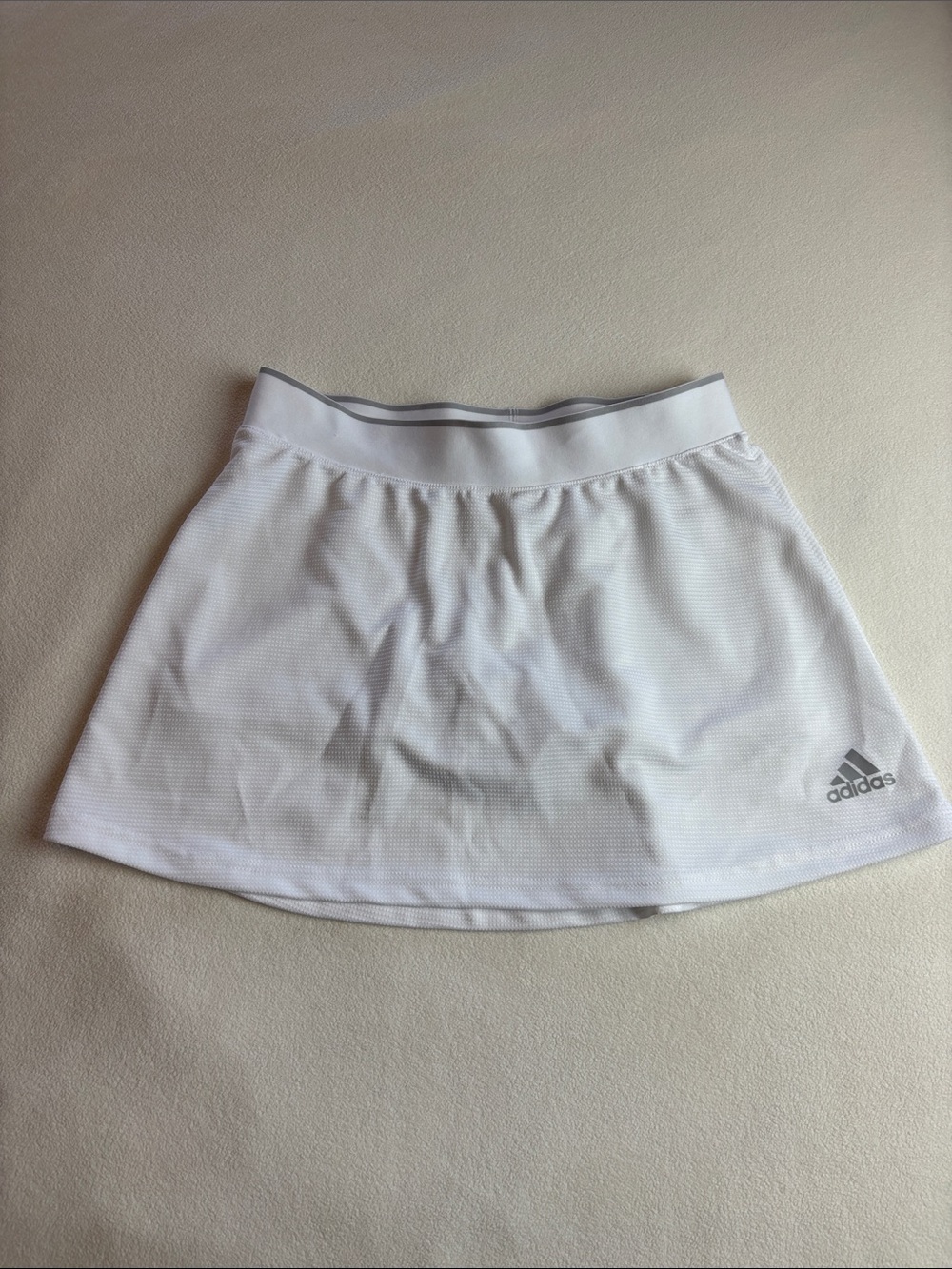 Adidas White Sporty Climalite Performance Tennis Skort Mini Skirt‎ Size S